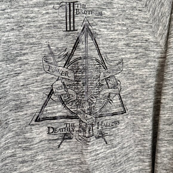 HARRY POTTER - Universal Studios - Deathly Hallows - Crewneck Sweatshirt - 2XL - Picture 2 of 8